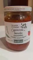 Mängden socker i Concassée de tomates cuisinées