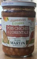 Mängden socker i Pois chiches à l’orientale
