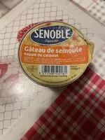 Mängden socker i Gâteau de Semoule