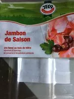 Mängden socker i Jambon de saison