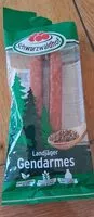 Mängden socker i Gendarmes