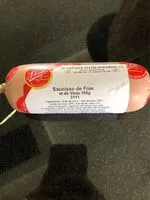 Mängden socker i Saucisse de foie et de veau