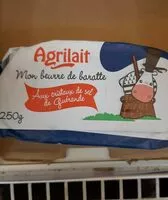 Mängden socker i Beurre de baratte aux cristaux sel de Guérande