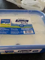 Mängden socker i Royan Frais Faisselles 40%Mg Boite 12 X 125G