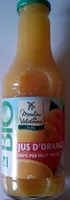 Mängden socker i Jus d'orange 100% pur fruit pressé bio