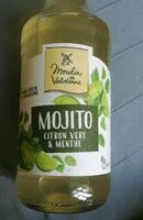 Mängden socker i Sirop Mojito citron vert et menthe
