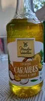 Mängden socker i Sirop cocktail Caraïbes ananas et coco