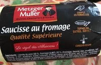 Mängden socker i Saucisse au fromage