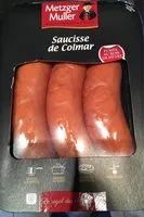 Mängden socker i Saucisse de Colmar