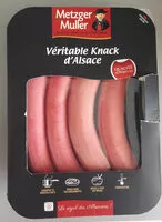 Mängden socker i Véritable knack d'Alsace