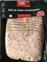 Mängden socker i Pâté de viande strasbourgeois