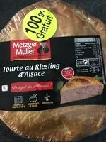 Mängden socker i Tourte au Riesling d'Alsace