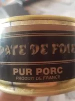 Mängden socker i pâte de foie pur porc