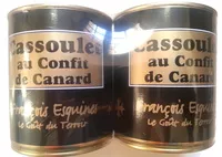 Mängden socker i Cassoulets au Confit de Canard (Lot de 2)