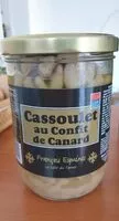 Mängden socker i Cassoulet au confit de canard