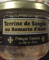 Mängden socker i Terrine de sanglier au romarin d'alaric
