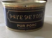 Mängden socker i Pate de foie pur porc