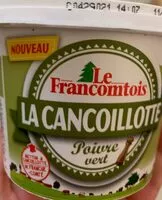 Mängden socker i Cancoillotte Poivre Vert