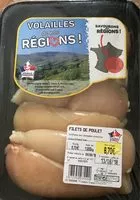 Mängden socker i Filet de poulet