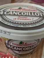 Mängden socker i Cancoillotte fumée au bois de hêtre