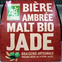 Mängden socker i Bière ambrée malt bio Jade