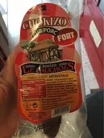 Mängden socker i Chorizo pur porc