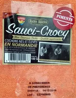 Mängden socker i SAUCI- CROCQ MINI SAUCISSE SECHE AUX PIMENTS