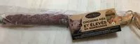 Mängden socker i Saucisse sèche noisette