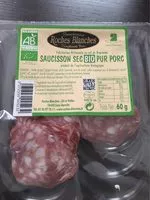 Mängden socker i Saucisson Sec BIO pur porc