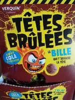 Mängden socker i Têtes Brûlées goût Cola