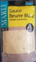 Mängden socker i Sauce Beurre Blanc Prête à L'emploi, Pour Poisson Et Crustacés, Sachet De 200 Grammes, Marque Sélect Marée