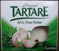 Mängden socker i L'Original Tartare, Ail & Fines Herbes (6 portions) - (32,2 % MG)