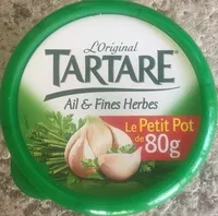 Mängden socker i L'original Tartare Ail & Fines Herbes - le petit pot