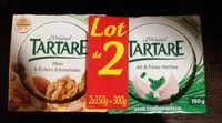 Mängden socker i Tartare - lot de 2