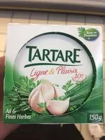 Mängden socker i Tartare Ligne Et Plaisir 10%