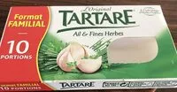 Mängden socker i Tartare Ail & Fines Herbes - format familial