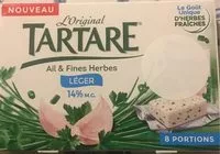 Mängden socker i Tartare léger ail & fines herbes