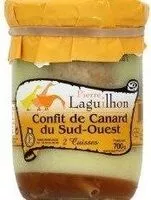 Mängden socker i Confit de canard du Sud-Ouest 2 cuisses
