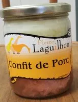 Mängden socker i Confit de porc