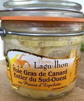 Mängden socker i Foie gras de canard du Sud Ouest au piment d’Espelette