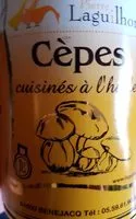 Mängden socker i Laguilhon cèpes cuisinés à l'huile