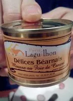 Mängden socker i Mousse de foie de canard