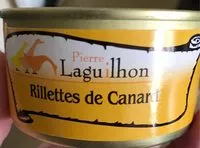 Mängden socker i Rillettes de canard PIERRE LAGUILHON