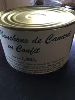 Mängden socker i 8 manchons de canard en confit