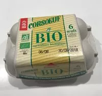 Mängden socker i 6 Oeufs bio moyen CORSOEUF