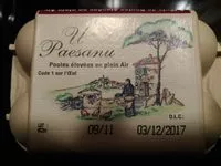 Mängden socker i Oeufs plein air extra Corsoeuf X6