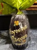 Mängden socker i Œuf chocolat noir décoré