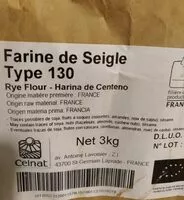 Mängden socker i Farine de seigle T130