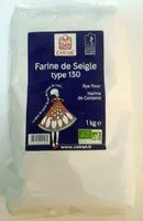 Mängden socker i Farine de Seigle type 130