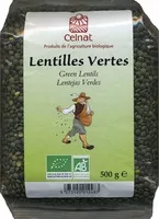 Mängden socker i Lentilles vertes